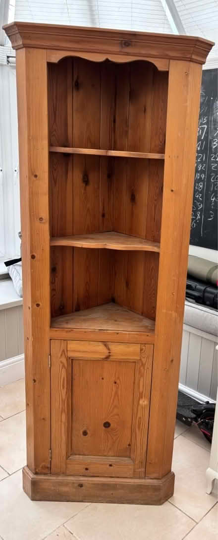 Photo of free Pine Corner Display Cabinet (Bexley. DA5) #1