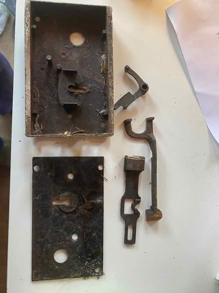 Photo of free Victorian door lock in pieces (Hanwell W7) #2