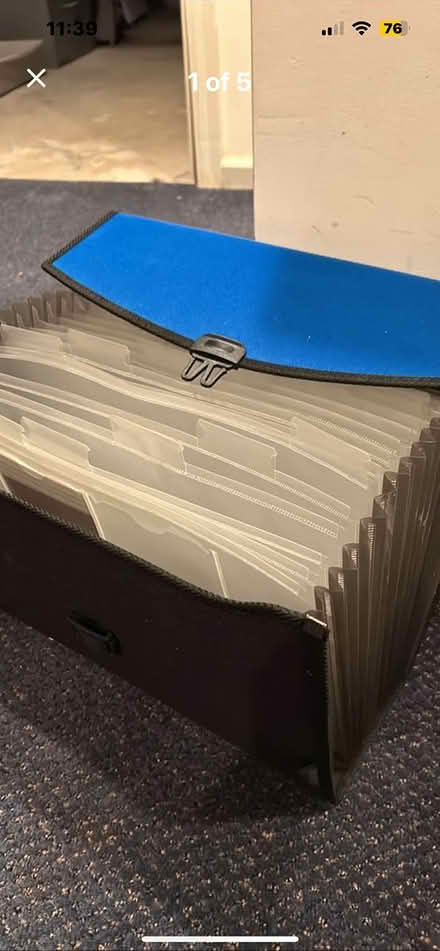 Photo of free 3 accordion files (Randolph NJ) #1