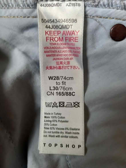 Photo of free Top Shop Maternity Denim Jeans (Coton CB23 7PW) #2