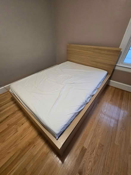 Photo of free Double bed frame and mattress (Bethesda) #1