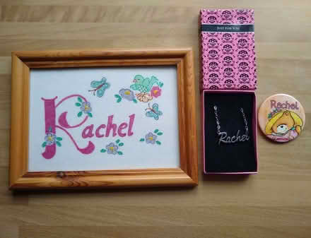 Photo of free Personalised “Rachel” Items (Kenilworth CV8) #1
