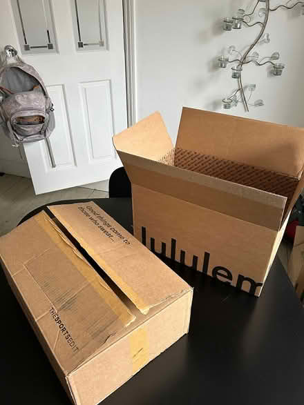 Photo of free 2 medium size cardboard boxes (SE7 7HX) #1