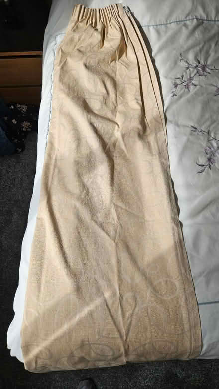 Photo of free Pair of Cream Curtains (CV5) #1