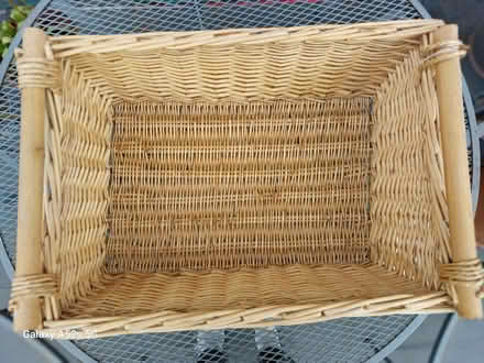 Photo of free Wicker basket (Addlestone) #4