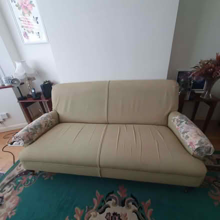 Photo of free Multiyork beige two seater sofa setee (Winchmore Hill N13) #2