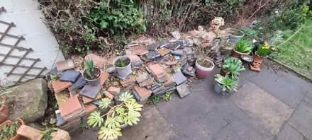 Photo of free 6x6 inch red and black quarry tiles (Great Northern Road DE1) #2