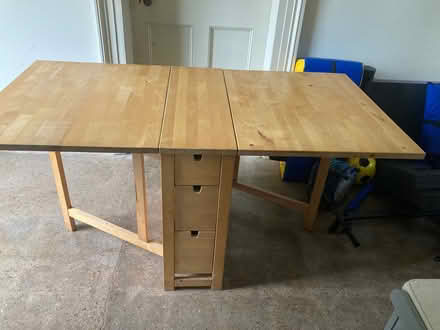 Photo of free Drop leaf wooden table (Bretton CH4) #2
