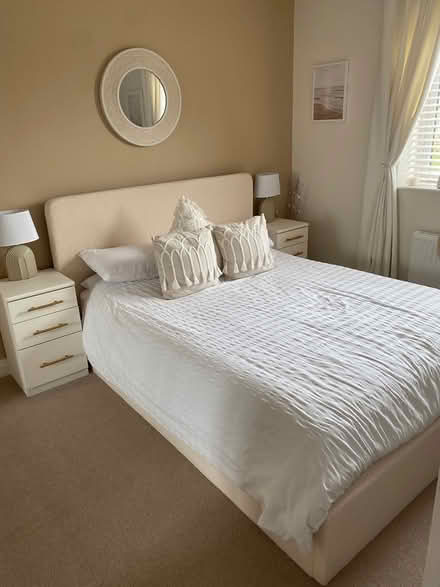 Photo of free Cream ottoman bed frame kingsize (Willaston) #1