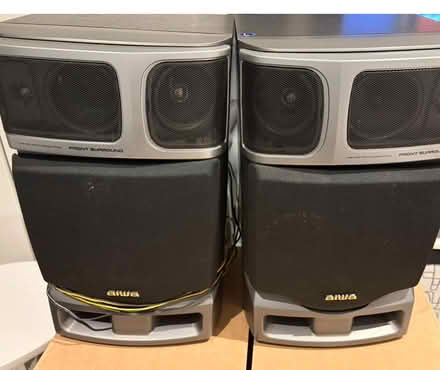 Photo of free Aiwa Stereo System with speakers (SM4, 1 Middleton Road) #1