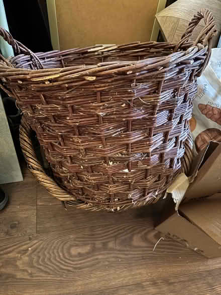 Photo of free Wicker log basket (Stone Cross BN23) #1