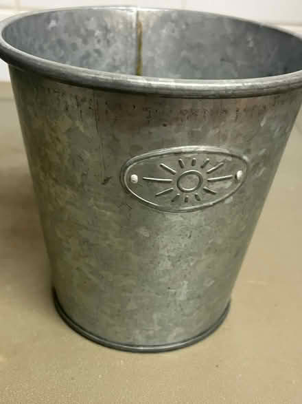 Photo of free Small Metal Plant Pot (Morden SM4) #1