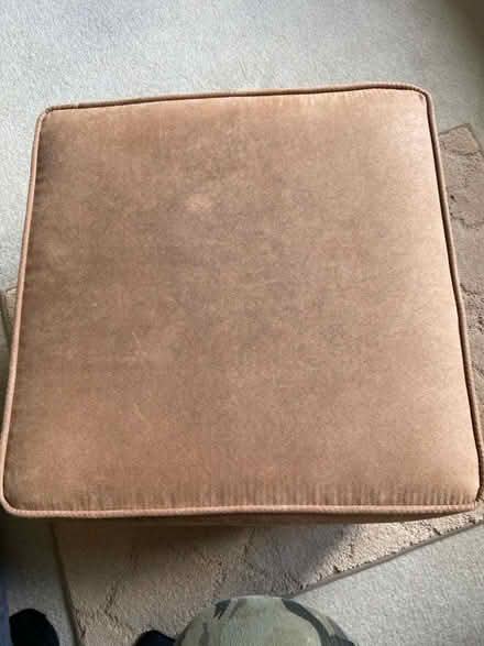 Photo of free Faux leather footstool (Alvescot OX18) #1