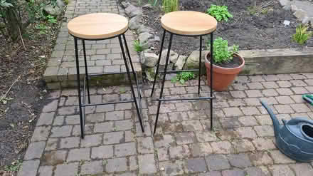 Photo of free B and Q bar stools (Markfield LE67) #1