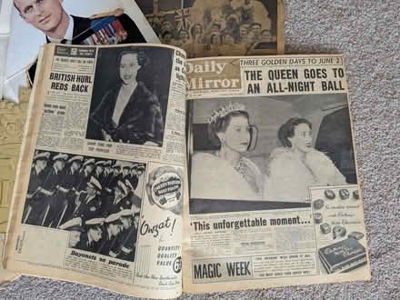 Photo of free Vintage Coronation Edition Newspapers June 1953 (Southport PR9) #3
