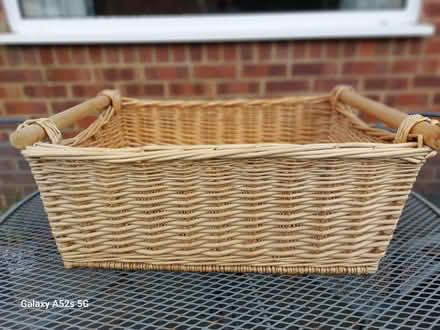 Photo of free Wicker basket (Addlestone) #2