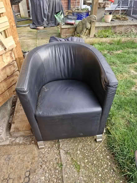 Photo of free 2 leather chairs (Allesley Park CV5) #1