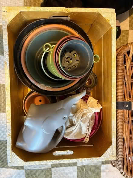 Photo of free plant pots, watering can and soil (pollokshaws) #1