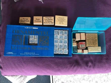 Photo of free rubber letter stamps (Harry Stoke BS34) #1