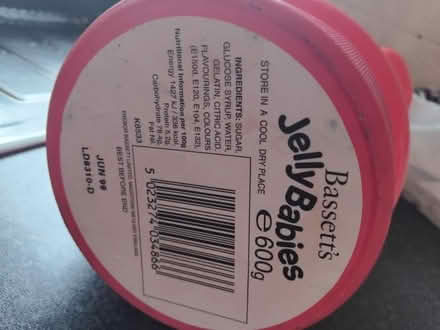 Photo of free Jelly baby container (Lowedges S8) #3