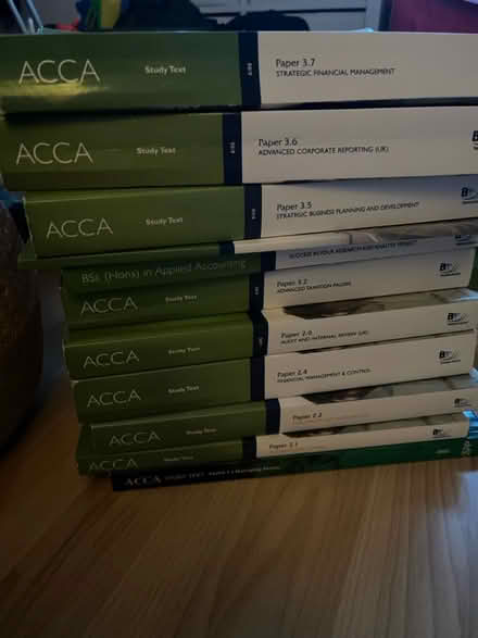 Photo of free bpp acca textbooks - out of date (New Barnet, EN5) #1
