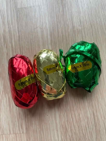 Photo of free 3 x wrapping ribbon strings 10m each (Walstead RH16) #1