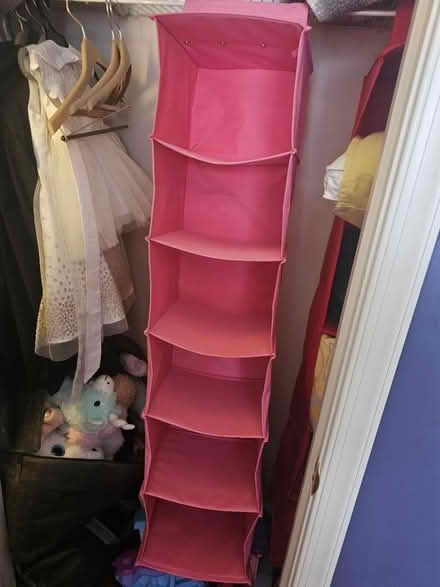 Photo of free 4 ft collapsible fabric shelf (Ashburn) #2