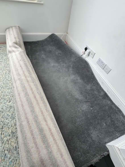Photo of free Carpet grey saxony large (DA7 Bexleyheath) #2