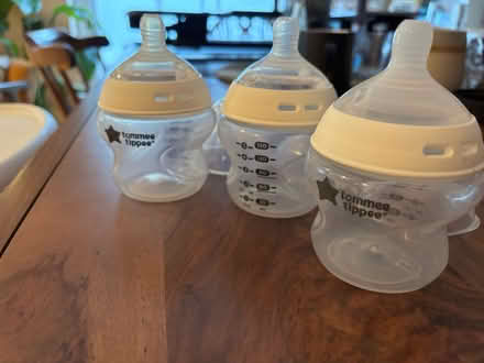 Photo of free 3 x Tommy Tippee Baby Bottles (Hamlet Road, Crystal Palace) #1