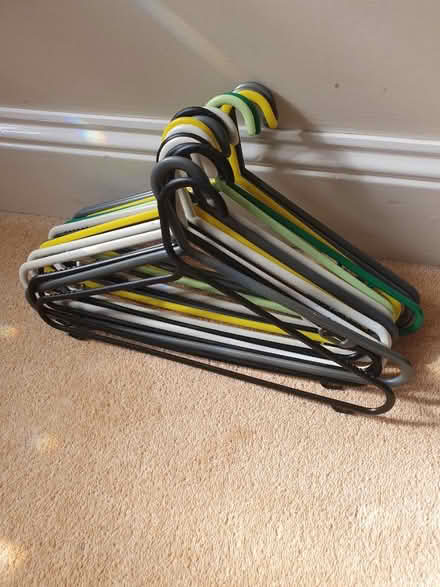 Photo of free 16 clothes hangers (Freckleton PR4 1) #1