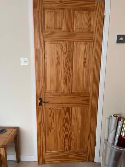 Photo of free 2 pine doors 6'6 x 2'6 (Rickmansworth WD3) #2