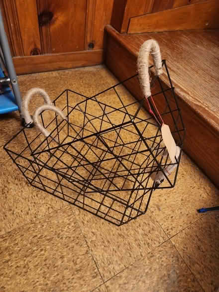 Photo of free Black metal baskets (Temple Hills,MD) #4