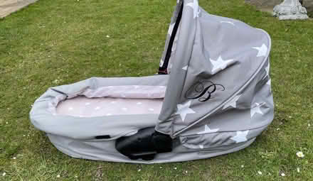 Photo of free My Babiie Billie Faiers Grey Stars carry cot (Sprowston NR7) #1