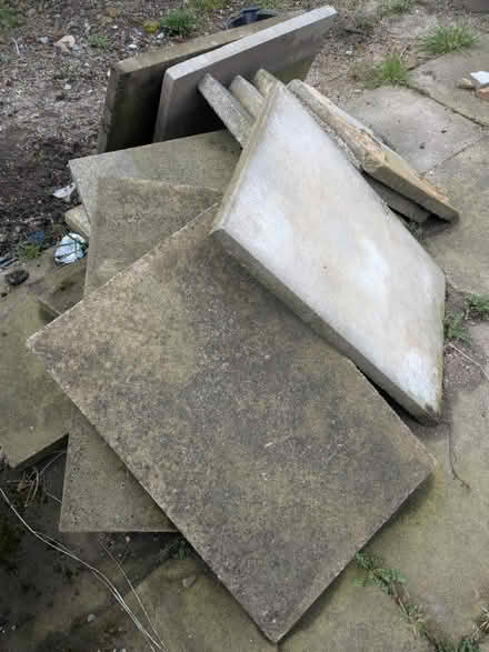 Photo of free Concrete paving slabs (Oldham OL1) #2