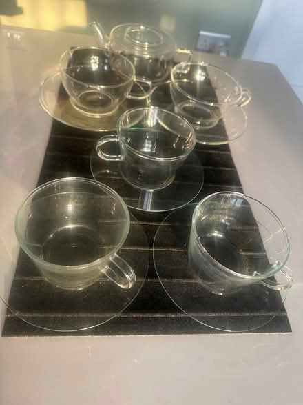 Photo of free Glass cups & saucers (Westcliff SS0) #1
