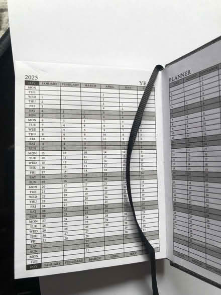 Photo of free Last year’s Week To View small diary, unused (Monks Hill CR2) #2