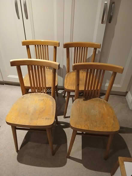 Photo of free 4 wooden chairs (Templeogue) #1