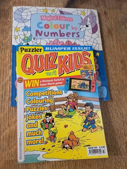 Photo of free 2 puzzle/colouring books (Weston) #1