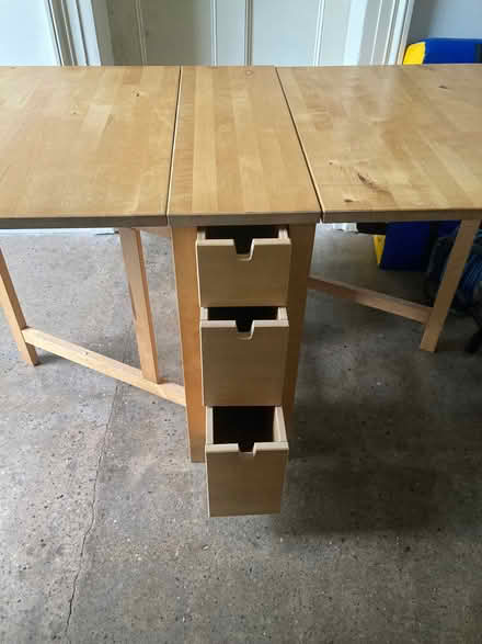 Photo of free Drop leaf wooden table (Bretton CH4) #3