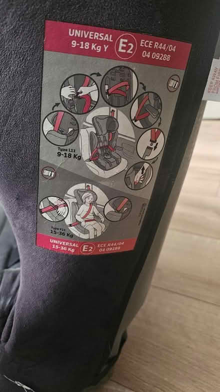 Photo of free Car seat (Thamesmead, SE28) #2