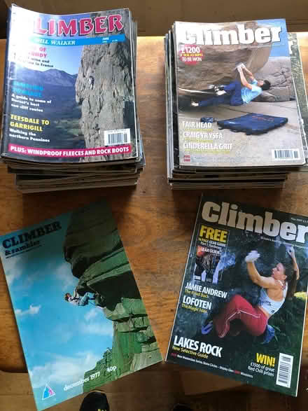 Photo of free Climber, magazine (Wirksworth DE4) #3