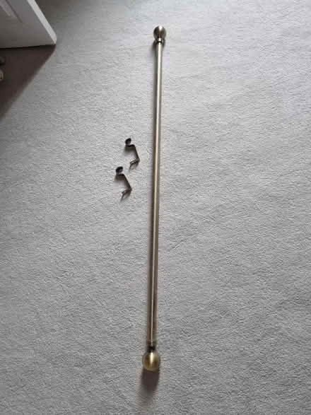 Photo of free Brass curtain pole (Bearwood B67) #1
