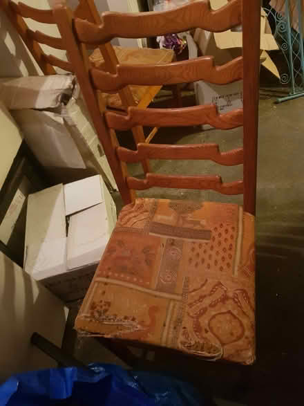 Photo of free 6 x Dining room chairs need recovering (Greystones S11) #2