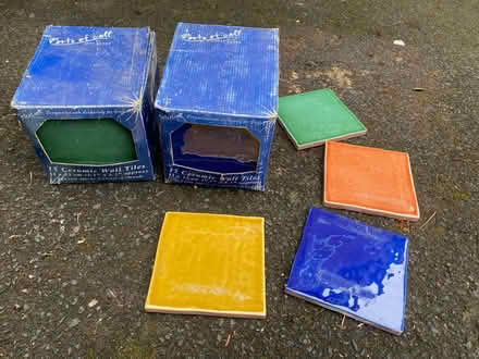 Photo of free Wall tiles (Barnard's Green WR14) #1