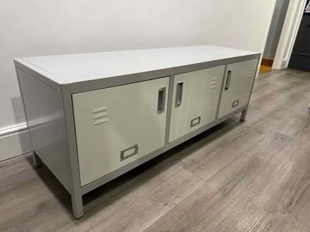 Photo of free 3 door steel cupboard (Crowthorne, RG45) #1