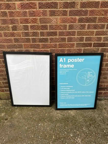 Photo of free 2 x A1 poster frames (Ickleford, SG5) #1