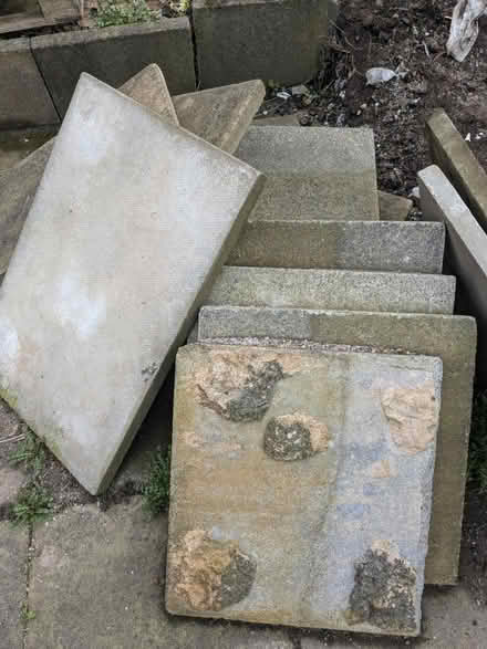 Photo of free Concrete paving slabs (Oldham OL1) #1