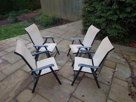 Photo of free Garden Chairs - set of 4 (Purley on Thames RG8) #3