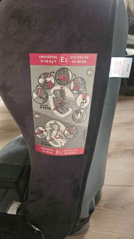 Photo of free Car seat (Thamesmead, SE28) #2