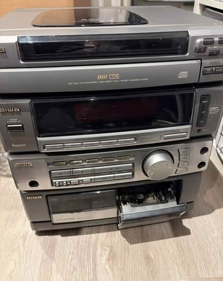 Photo of free Aiwa Stereo System with speakers (SM4, 1 Middleton Road) #2